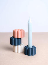 Lot de 2 bougeoirs impression 3D Buren - plusieurs coloris